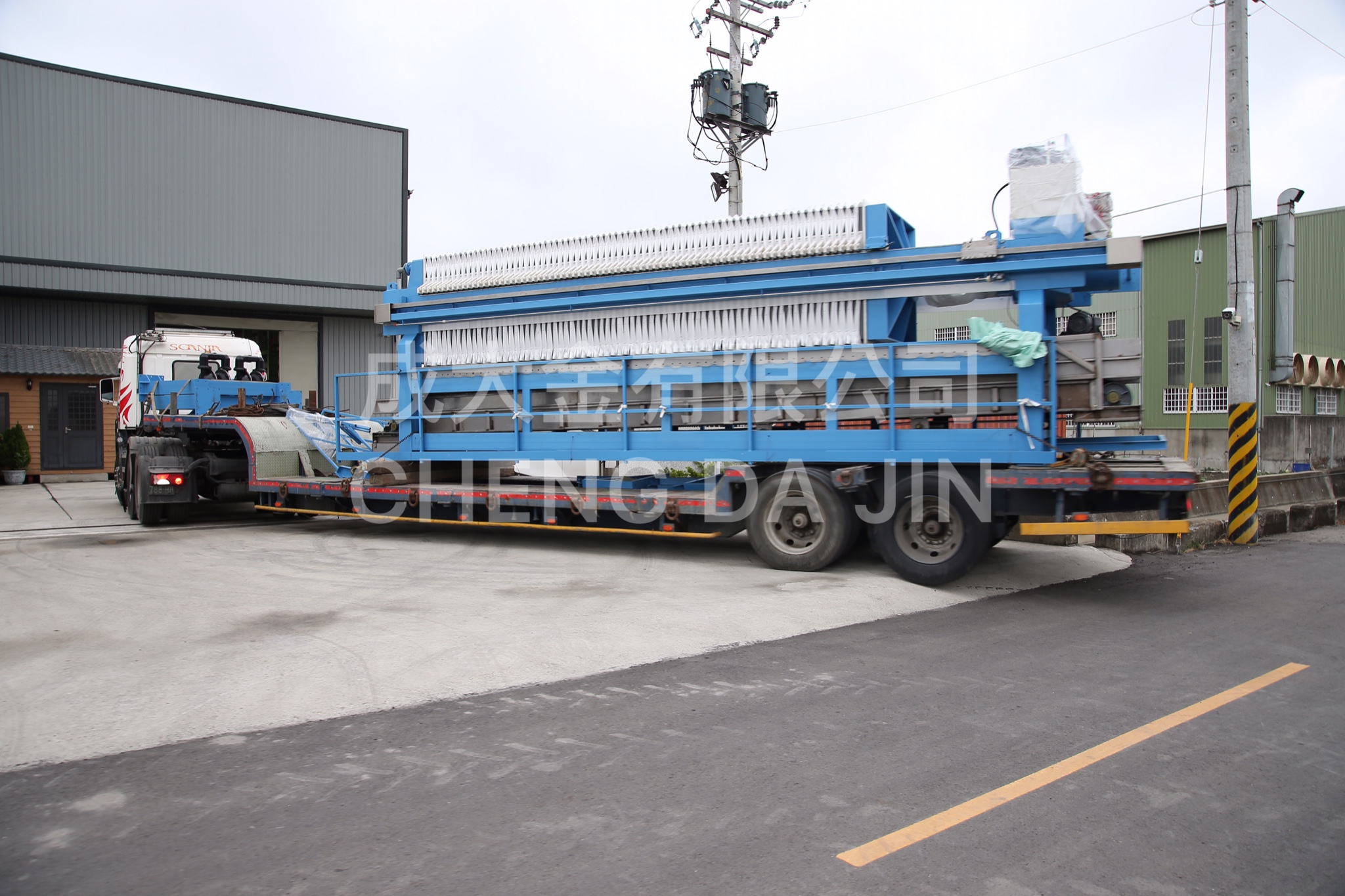 移動式板框壓濾處理機